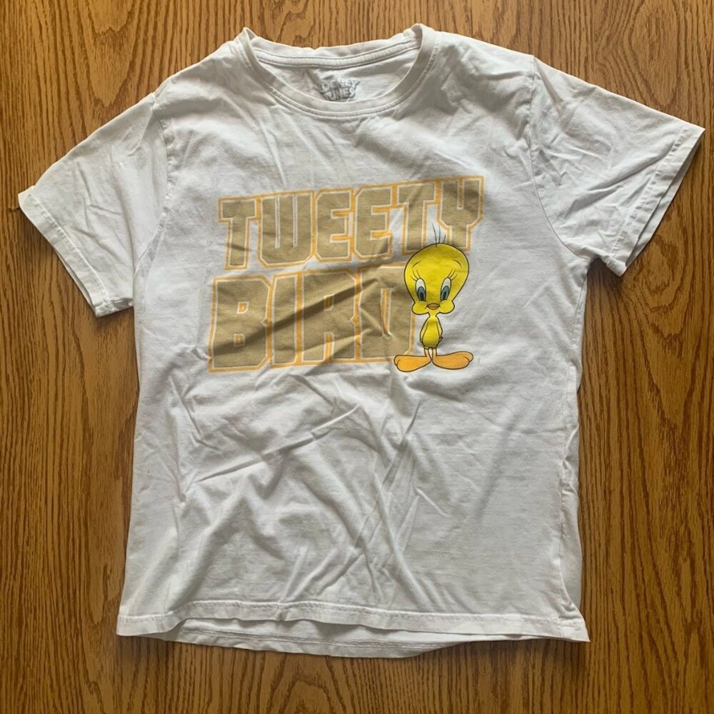 Looney Tunes Tweety Bird T Shirt Large Size RARE
